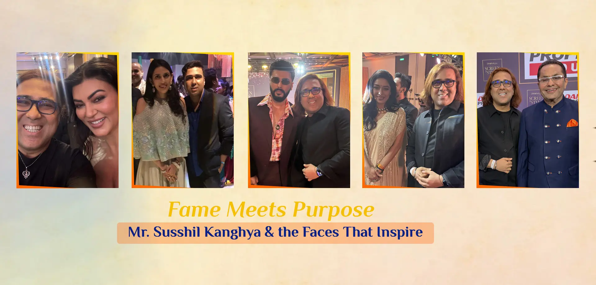 Astrologer Mr. Susshil Kanghya with Famous Celebrities
