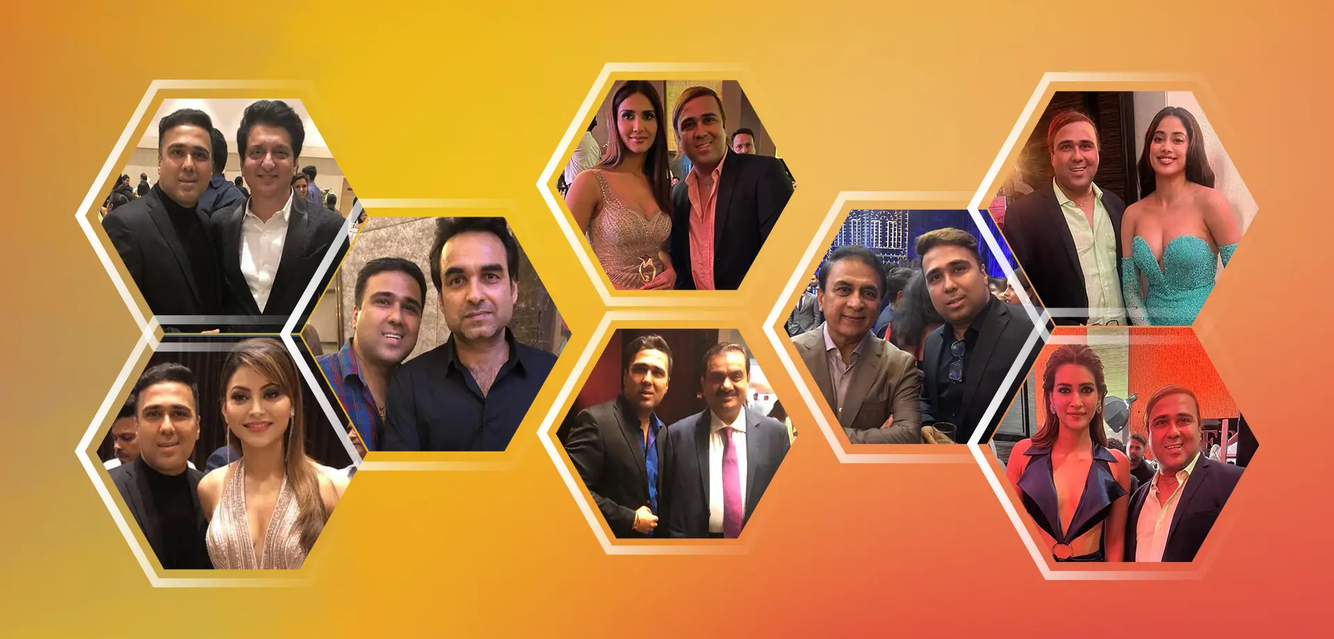 Astrologer Susshil Kanghya with Celebrities