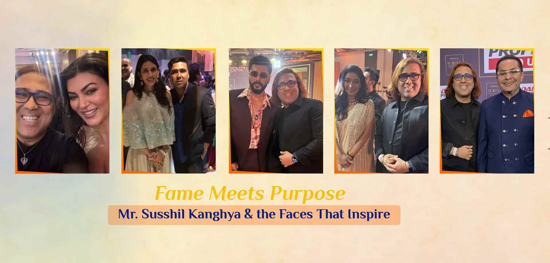 Astrologer Susshil Kanghya with Famous Celebrities in Mumbai
