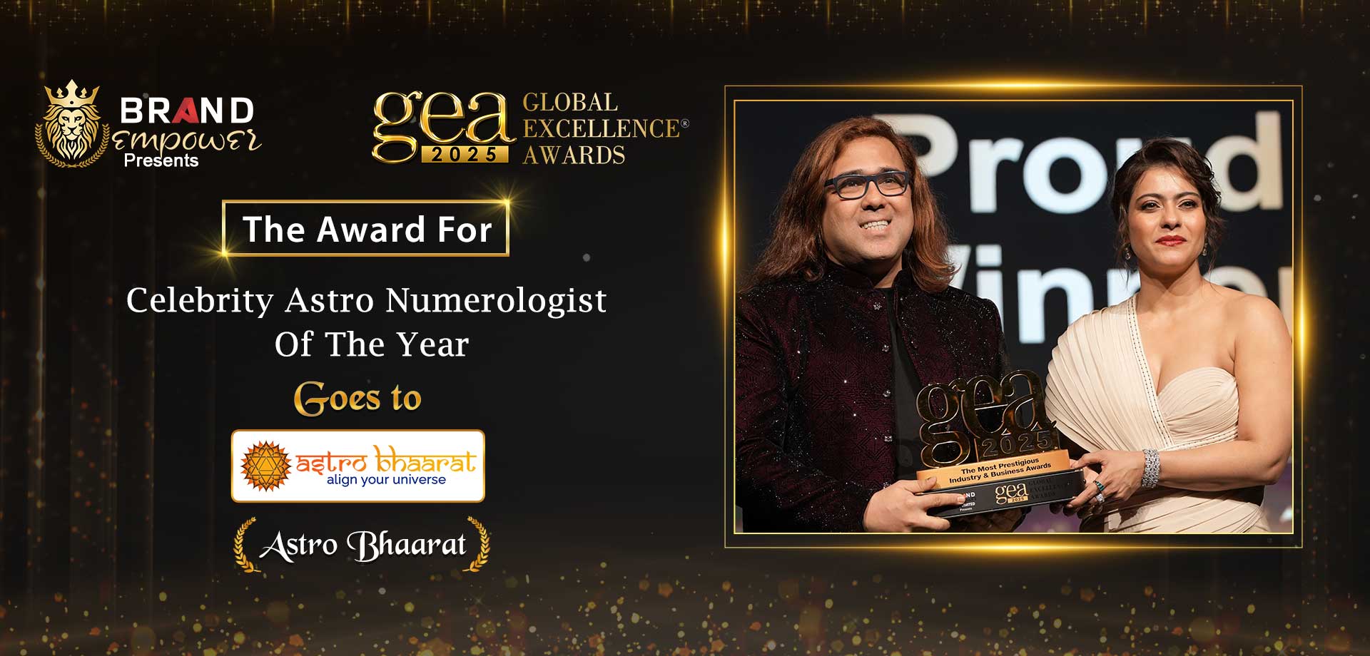 Celebrity Astro Numerologist of the Year at GEA 2025