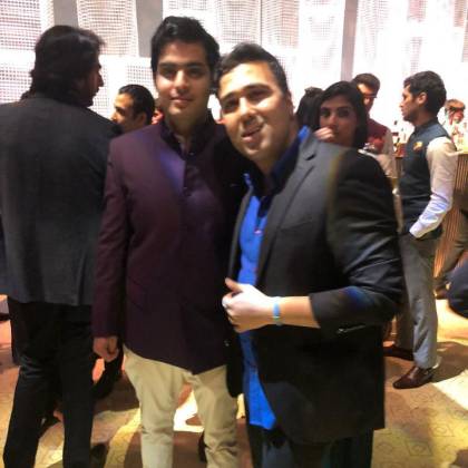 Astrologer Mr. Susshil Kanghya With Akash Ambani