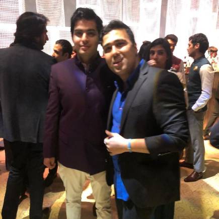 Astrologer Mr. Susshil Kanghya With Akash Ambani