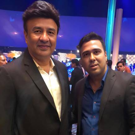 Astrologer Mr. Susshil Kanghya With Anu Malik