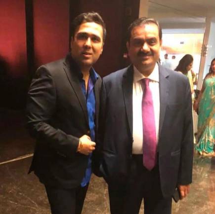 Astrologer Mr. Susshil Kanghya With Mr. Gautam Adani