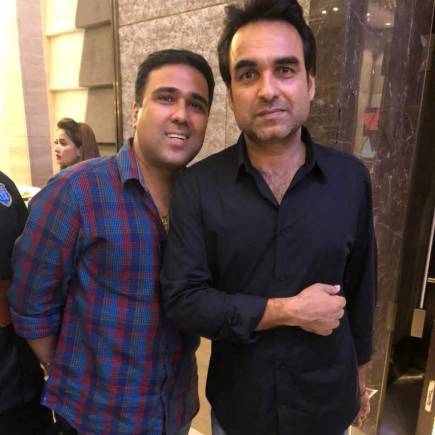 Astrologer Mr. Susshil Kanghya With Pankaj Tripathi